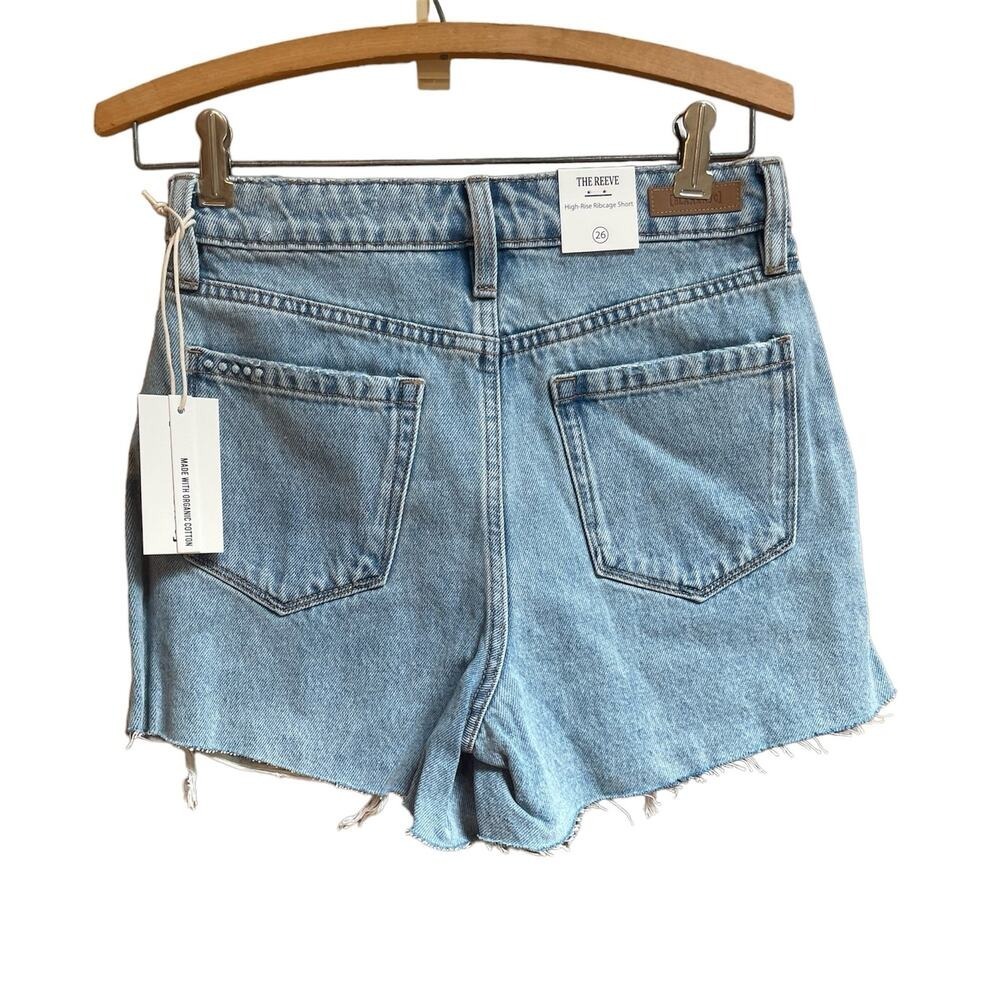 Blank NYC The Reeve High-Rise Cut-off Denim Jean Shorts Womens Size 26"/ 2 - Picture 2 of 7